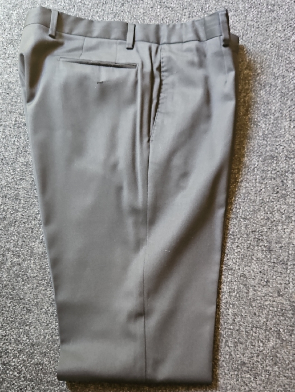 Versace Men's Black Dress Pants - Classic Flat Front